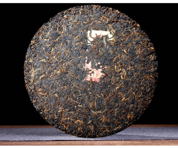 Zhongcha Pig Cake Pu'er Tea Ripe Tea COFCO Year of the Pig Zodiac Commemoration 2019 Yunnan Brown Mountain Qizi Cake - Image 5