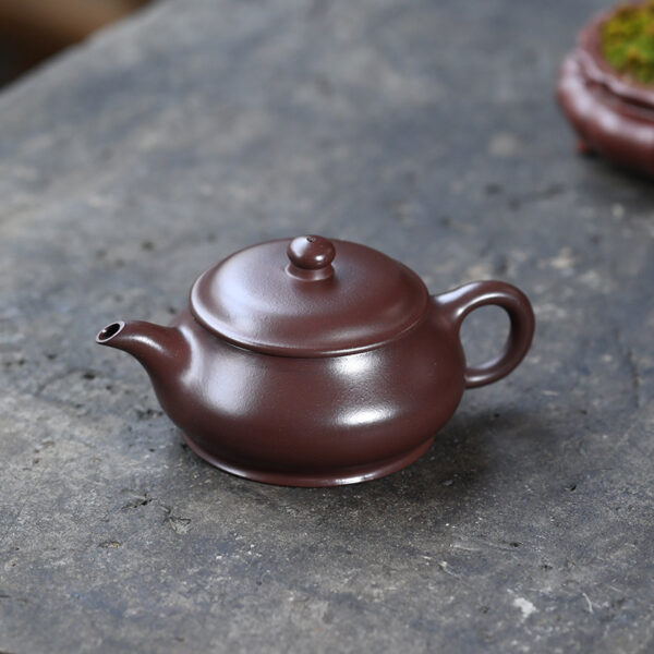 Yixing Zisha Baimu Ziniming Furnace Pot Manual referral ball hole - Image 3