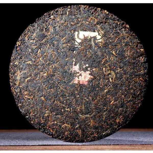 Chinese Tea Pu'er 2019 Lunar Calendar Jihai Year of the Pig Zodiac Cake - Brown Mountain Pu'er Tea Ripe Tea - Image 5