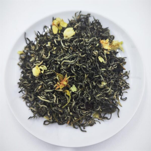 Jasmine Piaoxue 2024 New Tea Aromatic Sweet Shoots 100g in a tin can - Image 3